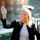 The Crown Princess arrives inTvedestrand (Photo: Gorm Kallestad / Scanpix)